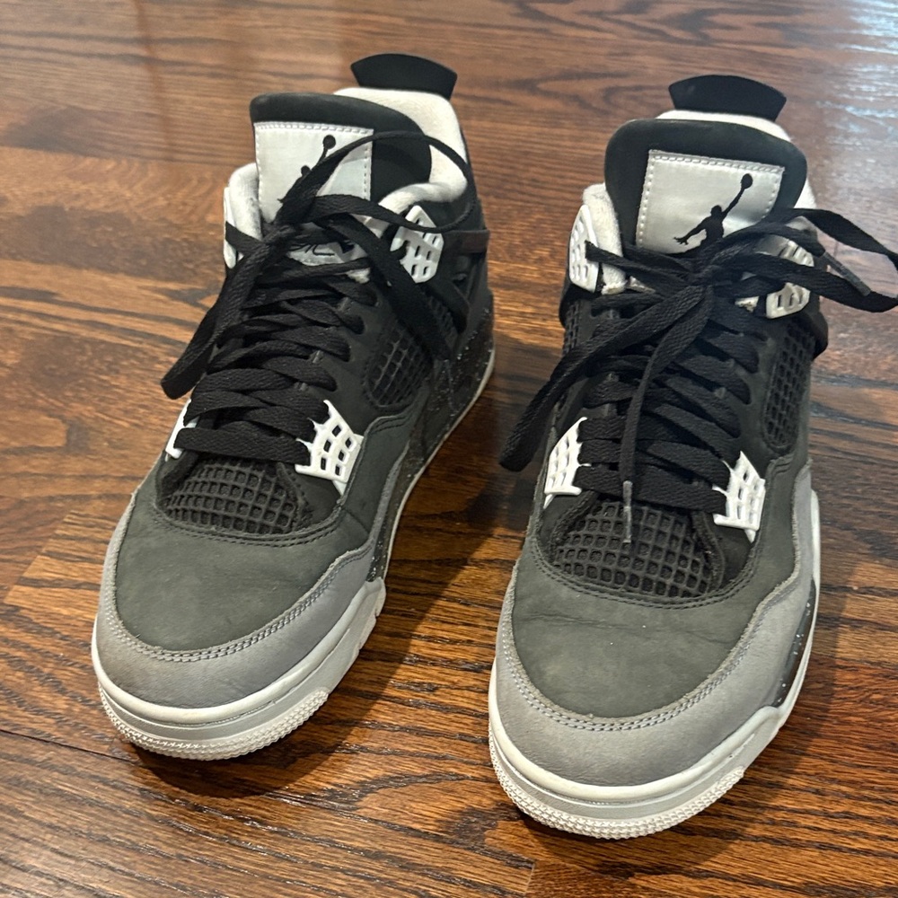 Jordan Black and Gray Sneakers